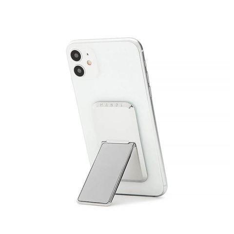  HandLstick Solid Electroplated - Silver