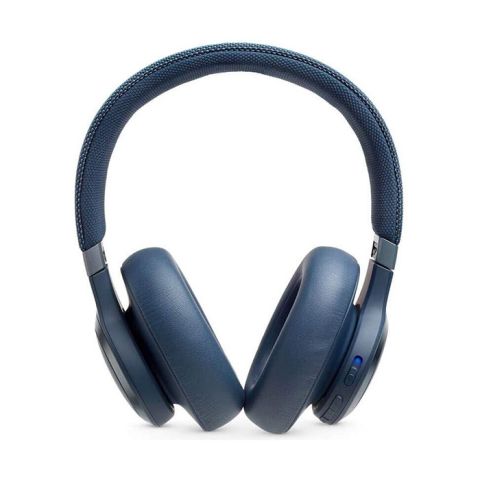 JBL - LIVE 650BTNC Wireless Noise Cancelling Over-the-Ear - Blue