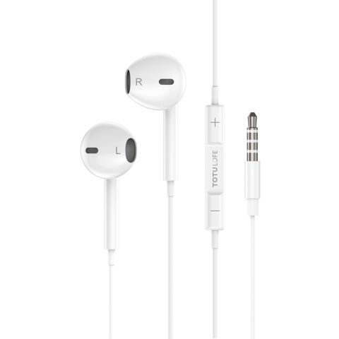 Totulife Glory Series Wired Headset 3.5mm - White