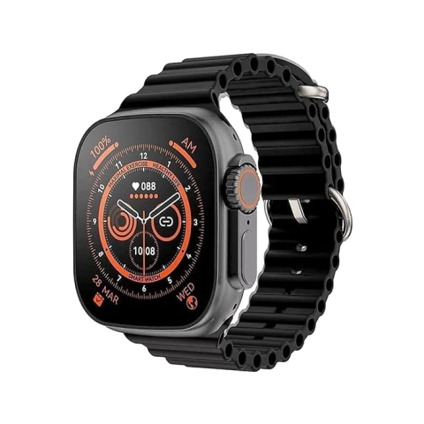 Borrego BK8 Ultra Smart Watch - Black