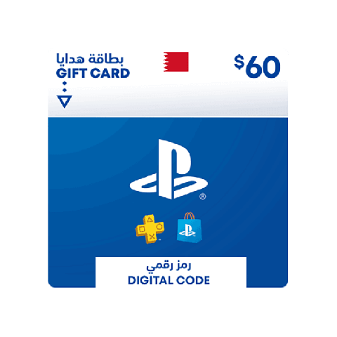 بطاقة شبكة ألعاب بلاي استيشن 60 دولار أمريكي (متجر مملكة البحرين فقط)