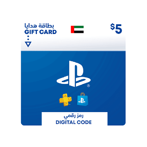PlayStation Network - $5 PSN Card ( UAE Store)
