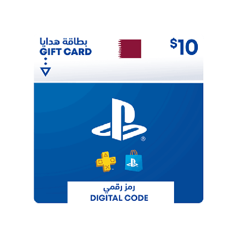 بطاقة شبكة ألعاب بلاي استيشن 10 دولار أمريكي (متجر قطر فقط)