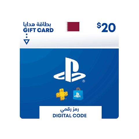 بطاقة شبكة ألعاب بلاي استيشن 20 دولار أمريكي (متجر قطر فقط)