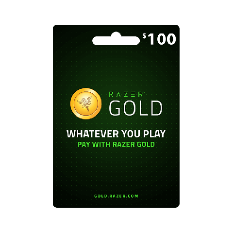 بطاقة ريزر جولد - 100 دولار أمريكي