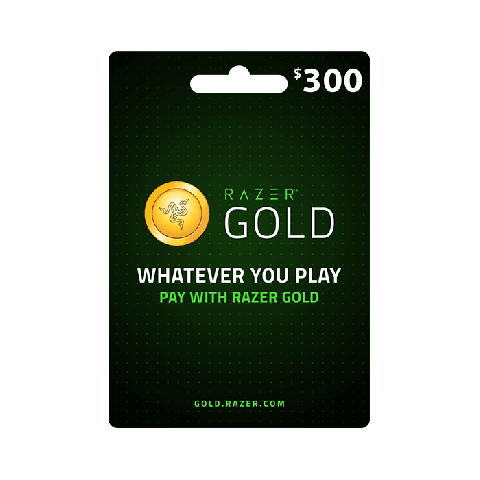 بطاقة ريزر جولد - 300 دولار أمريكي