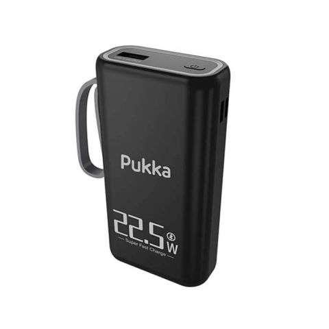 Pukka P-Pocket10K 10000 mAh Powerbank  22.5W  - Black