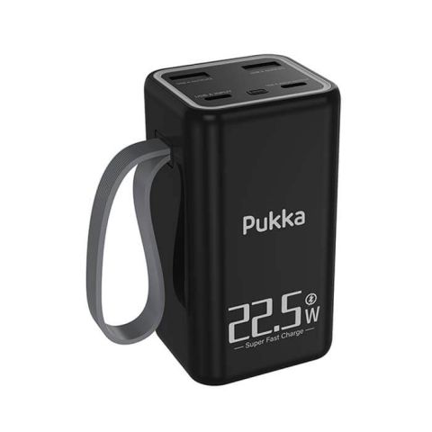 Pukka P-Pocket20K 20000 mAh Powerbank  - Black