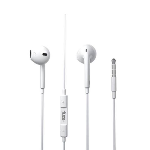 Fuze F.EAUX Wired Earphone 3.5 mm Jack  - White