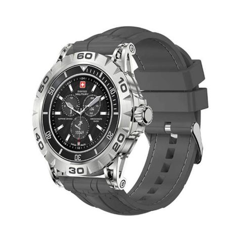 Swiss Military Dom 2 Smart Watch Silicon Strap Grey (DOM2)