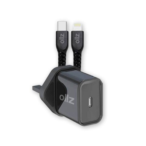 OllZ ChargeKit 35Watt Wall Charger USB-C Port with USB-C to lightning Cable 