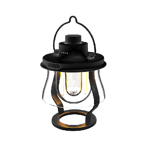 OllZ Bright Outdoor Camping Lamp Black