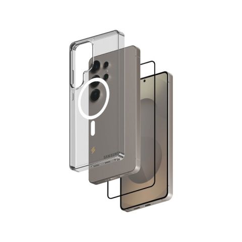 Smartix Premium Magsafe Clear Bundle for Samsung S25 Ultra