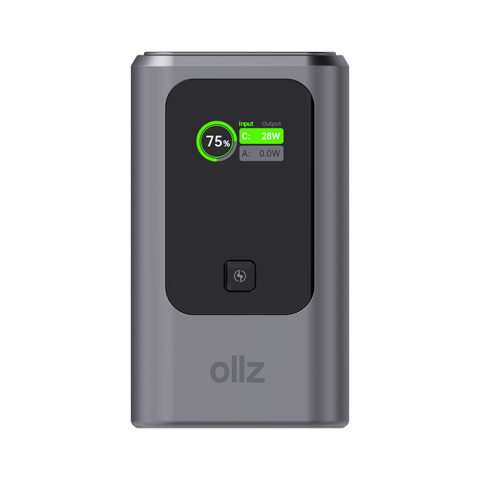 OllZ PowerBoost10K Power bank 10000 mAh 35 Watt-Grey
