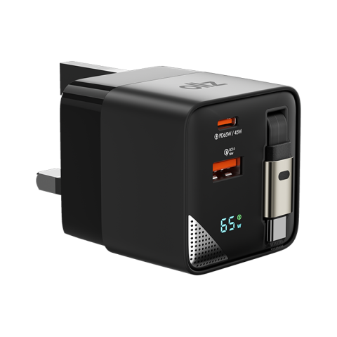 OllZ PowerCube65W Wall Charger 65 Watt USB-C- Black