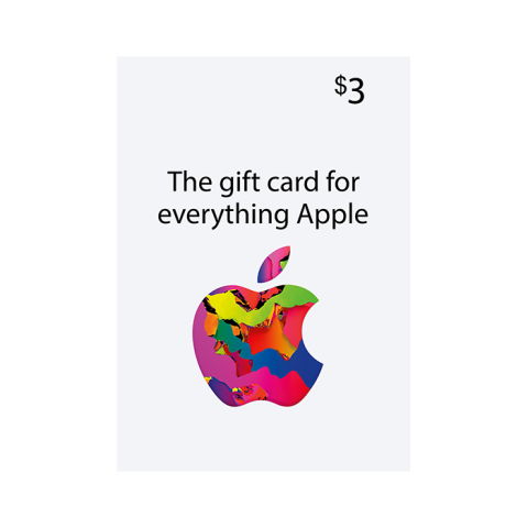 Apple iTunes Gift Card $3 (US Store)