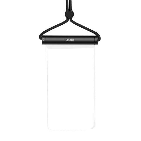 Baseus Cylinder Slide-Cover Waterproof Bag For Mobile Phones - Black