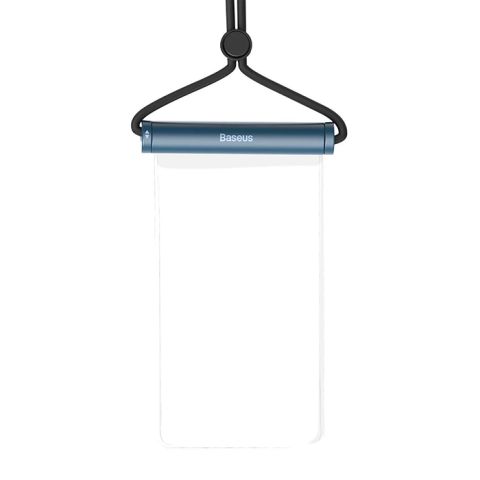 Baseus Cylinder Slide-Cover Waterproof Bag For Mobile Phones - Blue