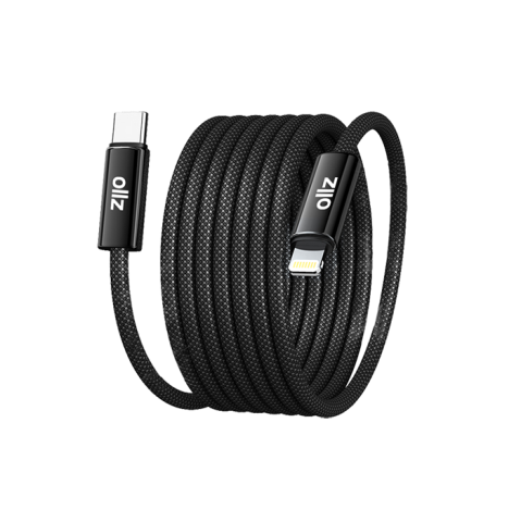 OllZ Elastic.CL Magnetic Springy MFI USB-C to Lightning 27 Watt 1.5 m