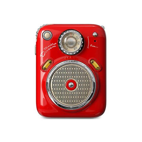 Divoom Beetles-FM Wireless Speaker 6.5cm - Red