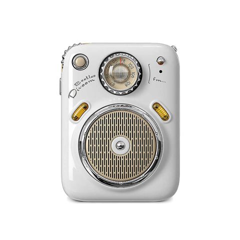 Divoom Beetles-FM Wireless Speaker 6.5cm - White