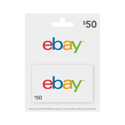 بطاقة eBay (50 دولار أمريكي)