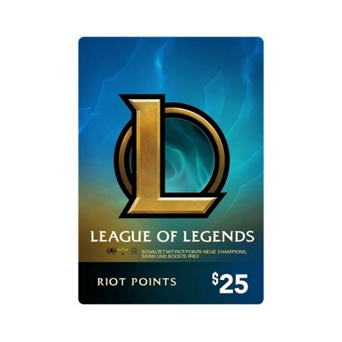 League Of Legends - $25 Card (North America)