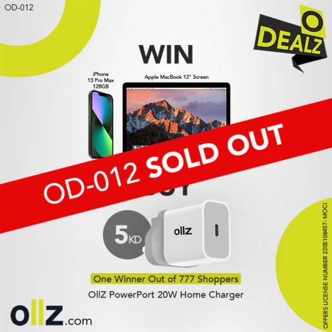 OllZ PowerPort-20W - Home Charger With 20W Type-C Fast Charging