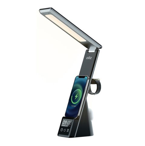 OllZ FixaLit Desk Lamp with Wireless Charger