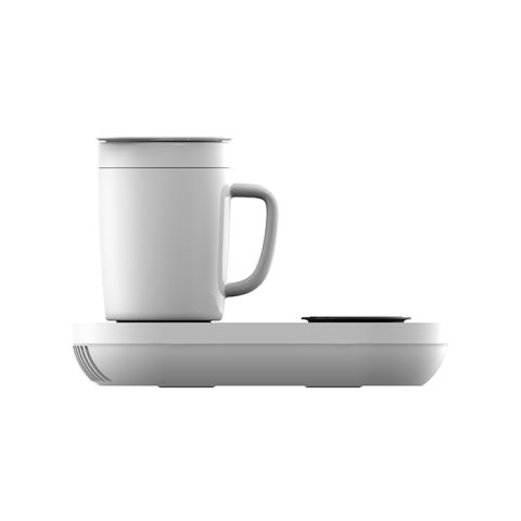 OllZ WiCharg Wireless Charging Station with Heating & Cooling Mug Base