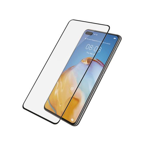 PanzerGlass Screen Protector For Huawei P40 Case Friendly, Black