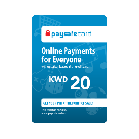 Paysafecard Kuwait-KWD 20 (KW)