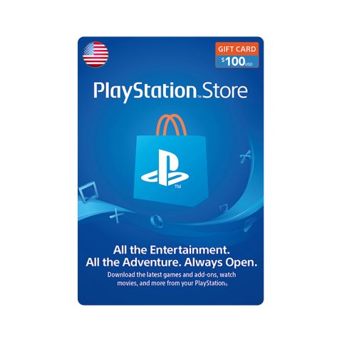 PlayStation Network - $100 PSN Card (US Store)