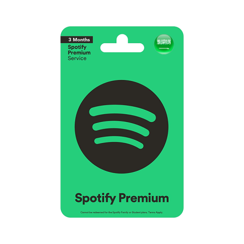 Spotify Premium 3 Months Subscription (Saudi Store Only).