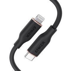 Anker PowerLine III Flow USB-C to Lightning (0.9m/3ft) - Black