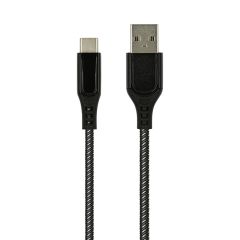 PowerLink USB-A To USB-C Zinc Alloy Housing Cable Kevlar 100000 + Bending Times