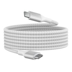  كابل Belkin BoostCharge USB-C إلى USB-C مجدول ‏240 واط PD ‏48V/5A ‏1 متر