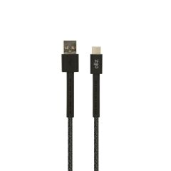 OllZ PowerLinkDuo 36W (Max) USB-A to USB-C Fast Charge Cable 1.8M-Black