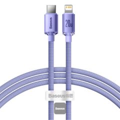 Baseus Crystal Shine Series Fast Charging Cable Type-C To Lightning 20W 1.2m - Purple