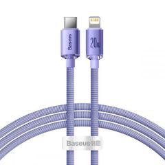 Baseus Crystal Shine Series FC Data Cable Type-C To Lightning 20W 1.2M - Purple