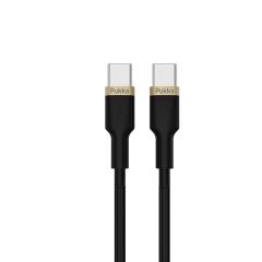 Pukka P-Cordcc USB-C to USB-C  Cable - Black