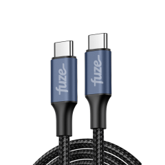 fuze F.ArmourCC Cable USB-C to USB-C up to 60 Watt-Black
