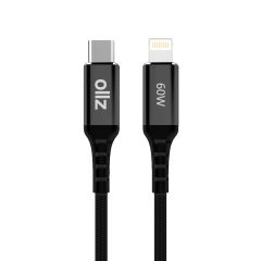 OllZ PowerLinkCL USB-C to Lightning MFI Cable PD60 Watt