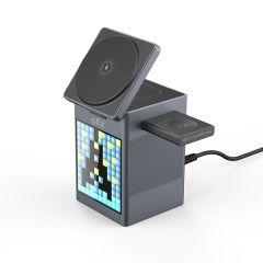 OllZ PowerCube 5 in 1 Wireless Charging with Bluetooth speaker