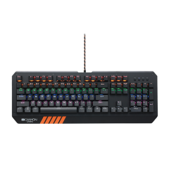 CANYON Hazard Wired Multimedia Gaming Keyboard, Rainbow LED - Black