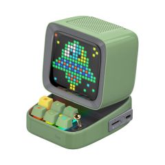 Divoom Ditoo Plus Retro Pixel Art Game Bluetooth Speaker with LED App Control - Green