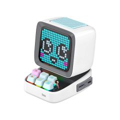 DIVOOM Ditoo Smart Alarm Clock Sleep Aid With App Controlled Led Pixel 10W - White