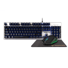Gamdias Hermes EIC Combo 3 In 1 Wired Keyboard, Mousepad & Mouse