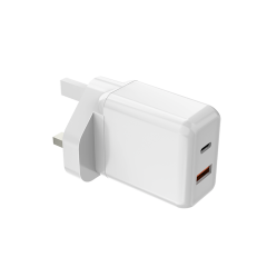 OllZ PowerPort-18W - Dual-Port Home Charger With 18W Type-C Fast Charging