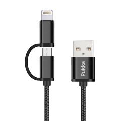 Pukka Cable P.Cami 2-In-1 Micro-USB And Lightening